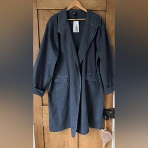 Boohoo Kourtney Kardashian Heavy Cotton Oversized Coat